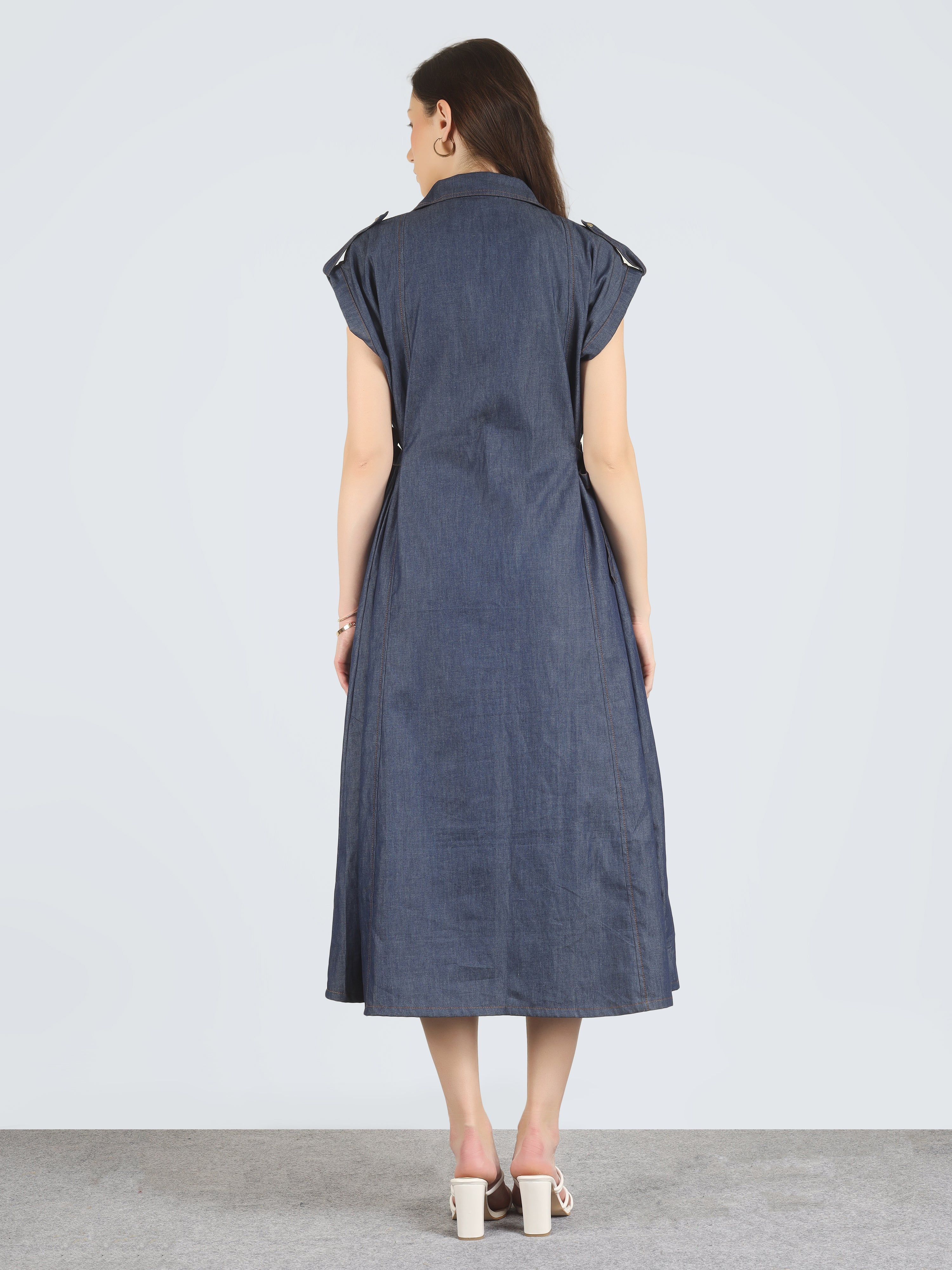 Golden Hour Denim Dress