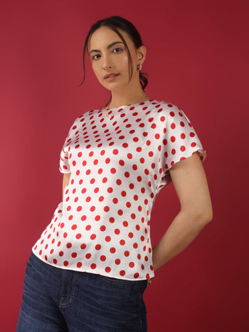 Shine Polka Top