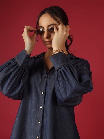 Nostalgia Blue Shirt