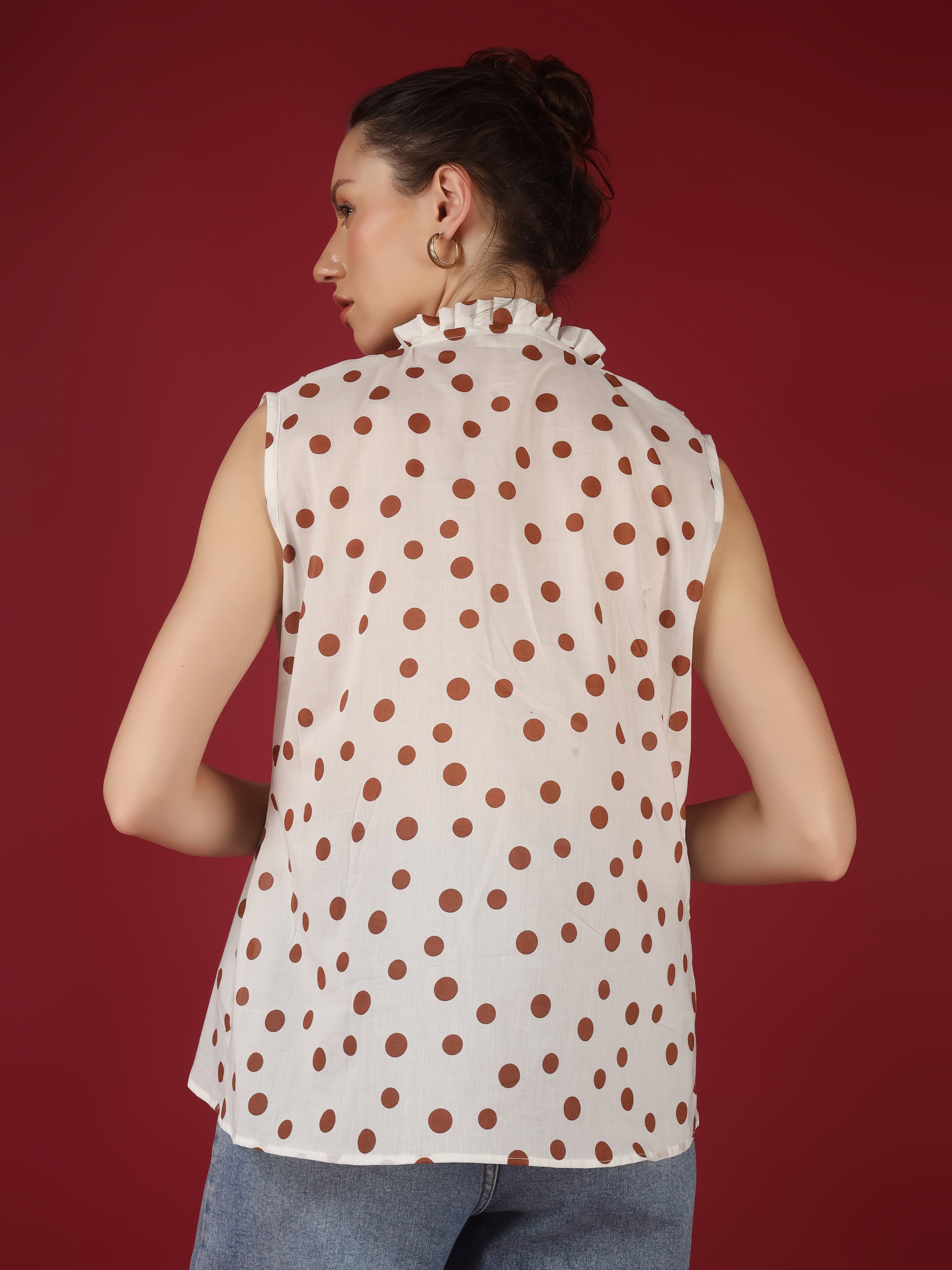 Polka Summer Top