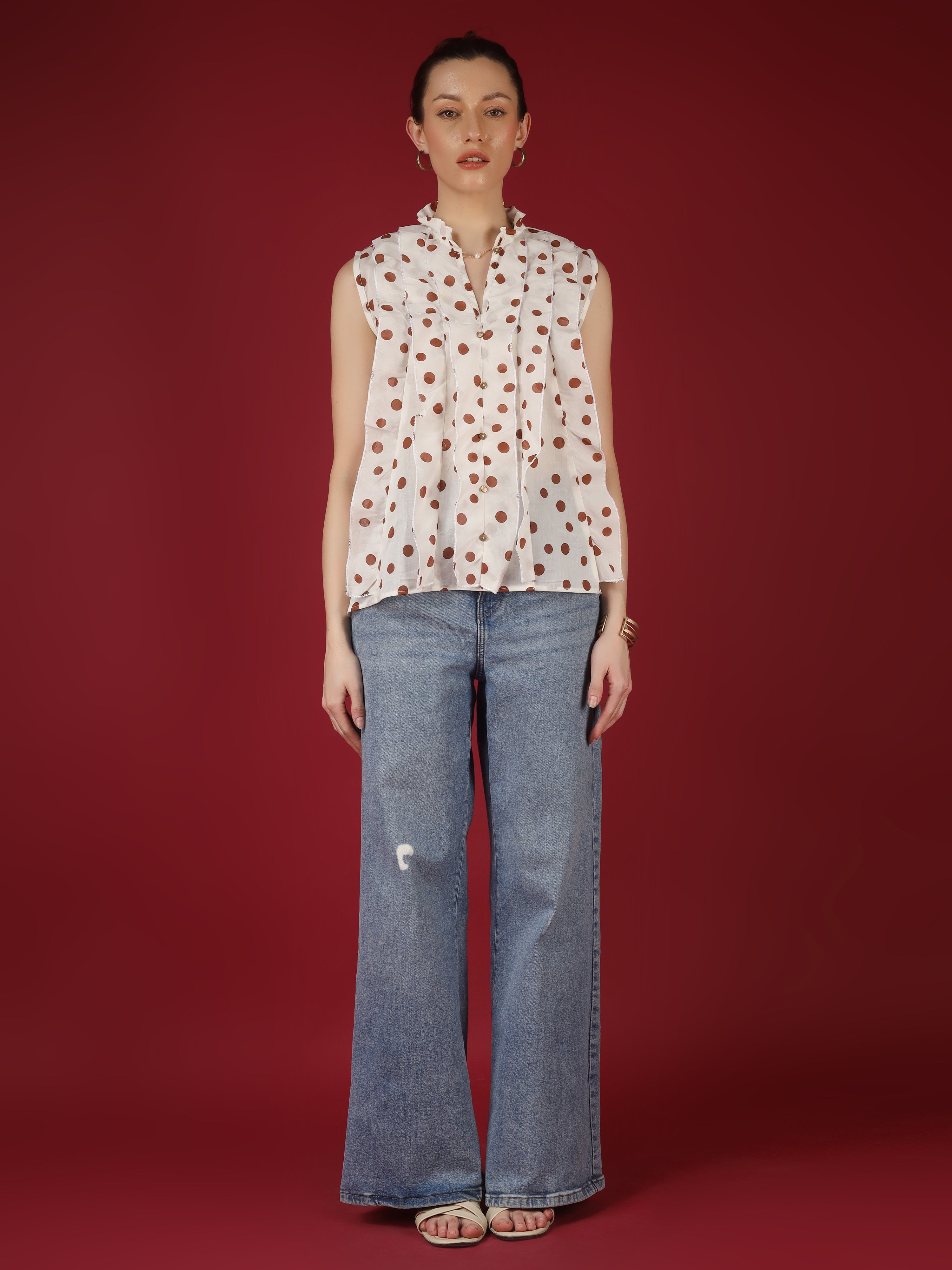 Polka Summer Top