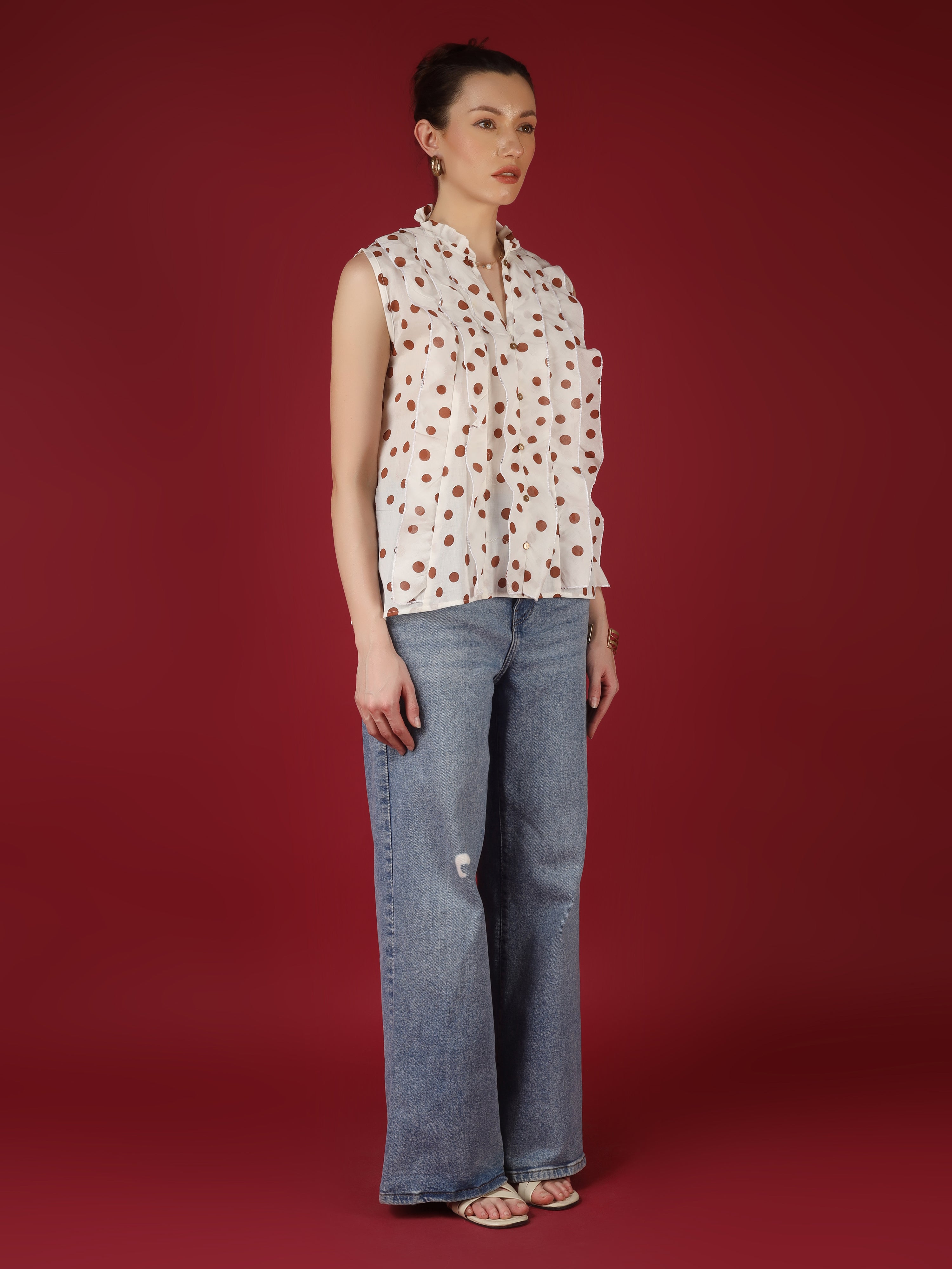 Polka Summer Top