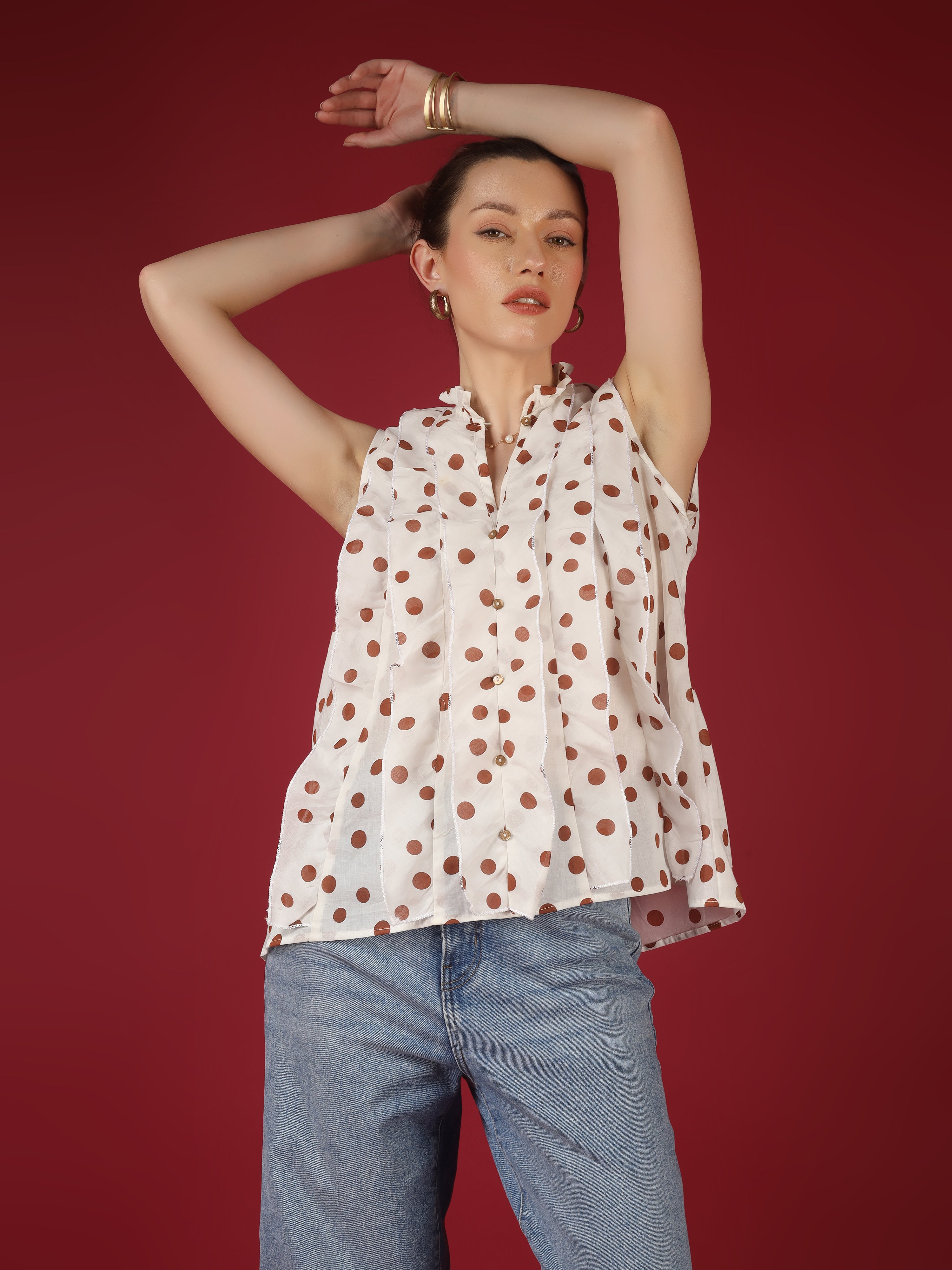 Polka Summer Top