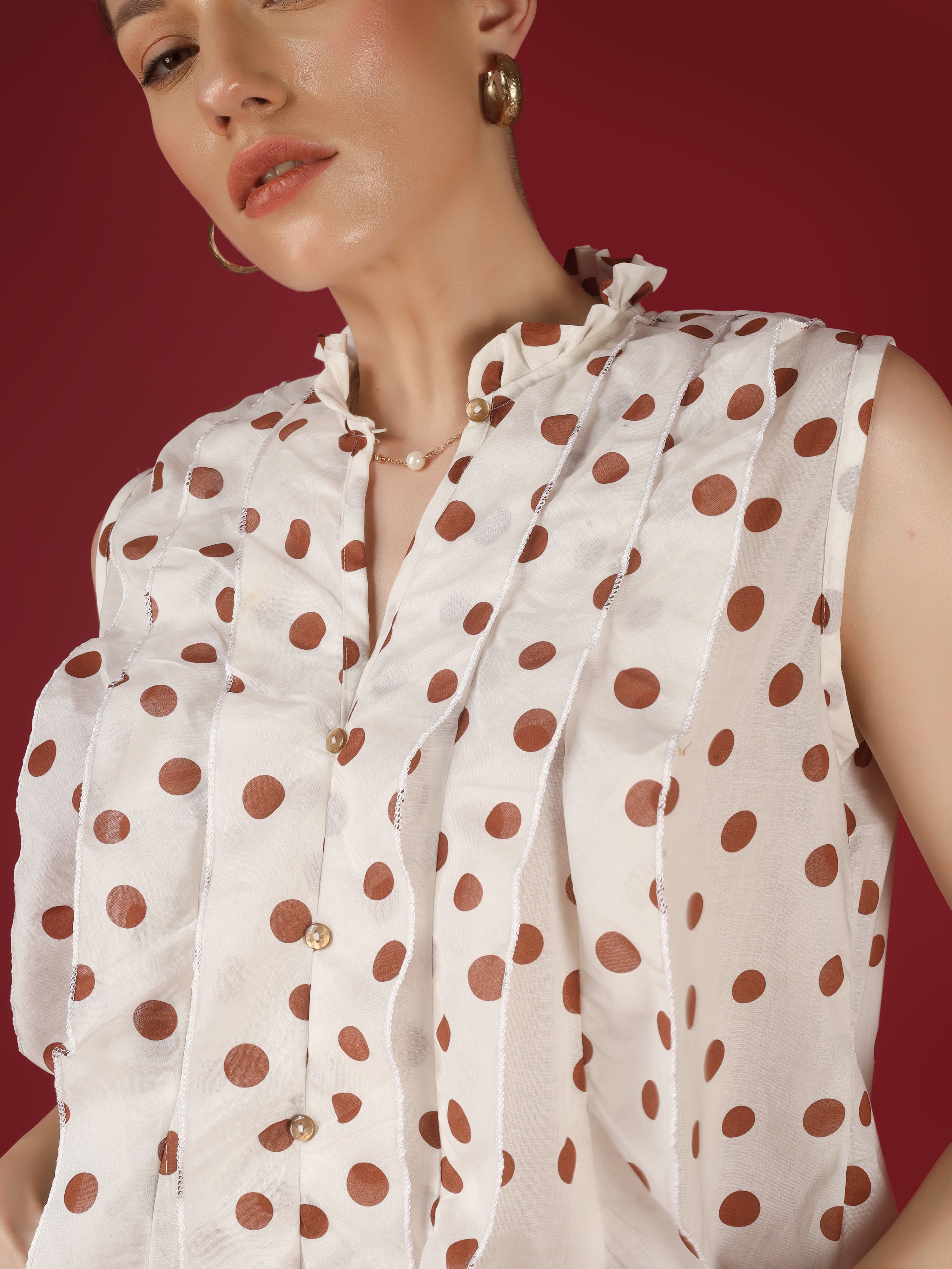 Polka Summer Top