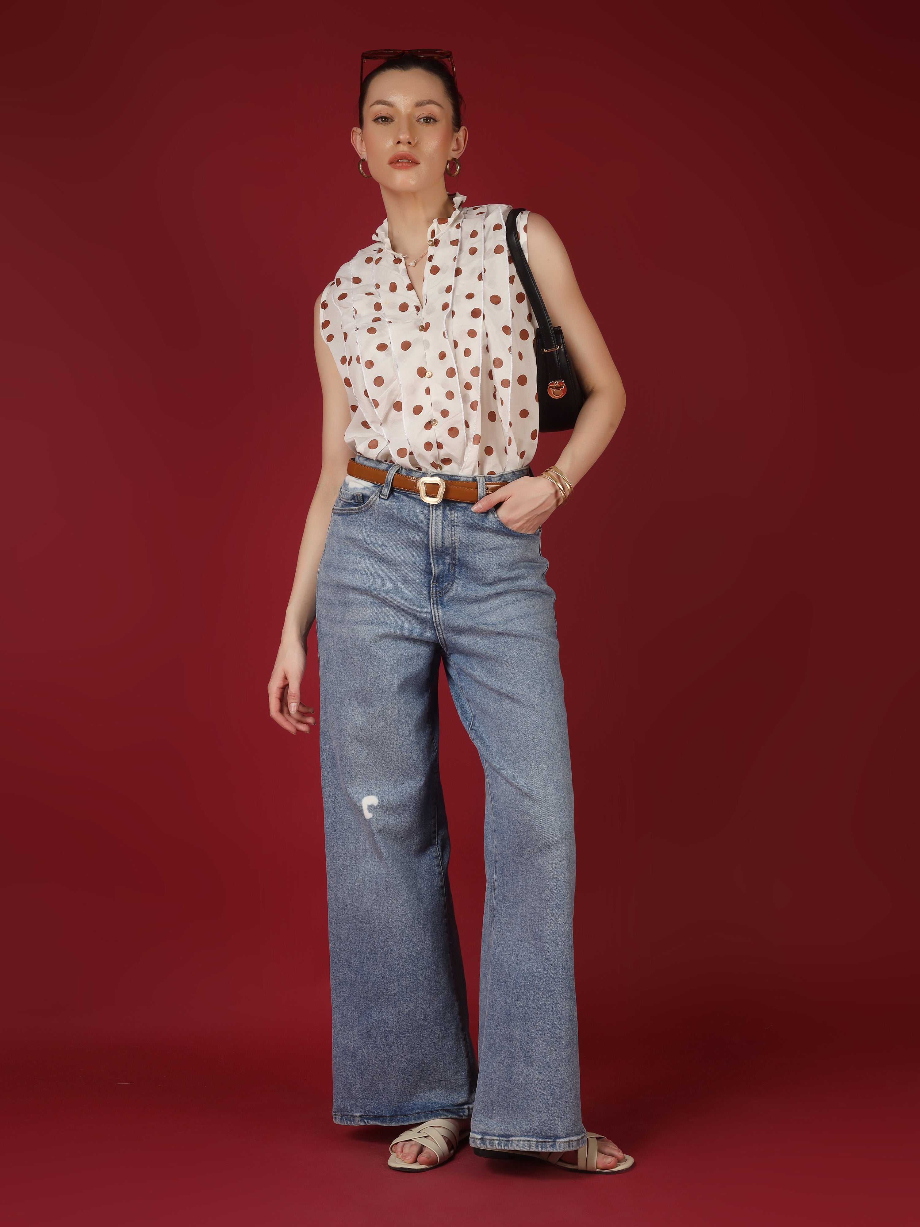 Polka Summer Top