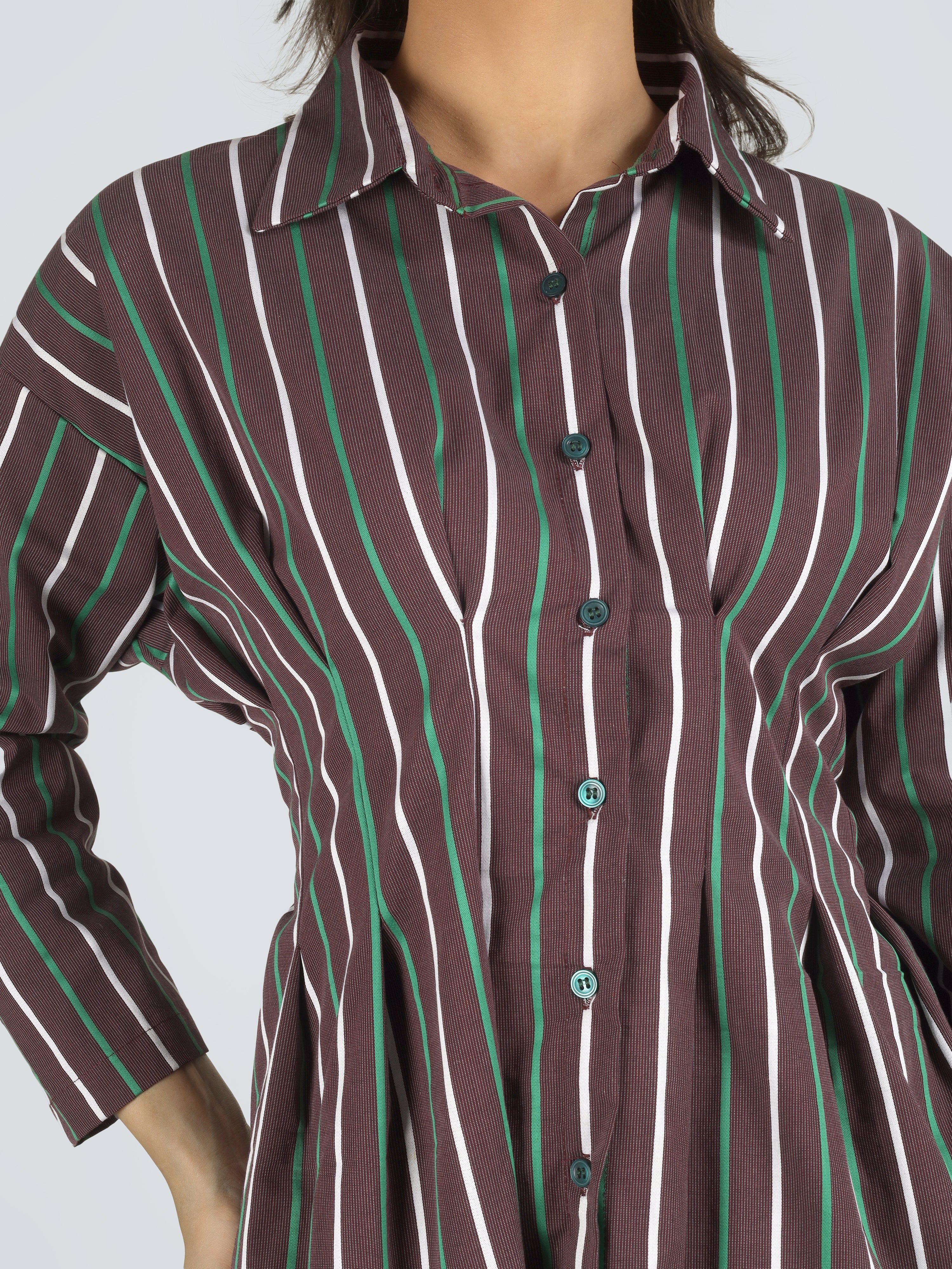 Mocha Stripe Shirt