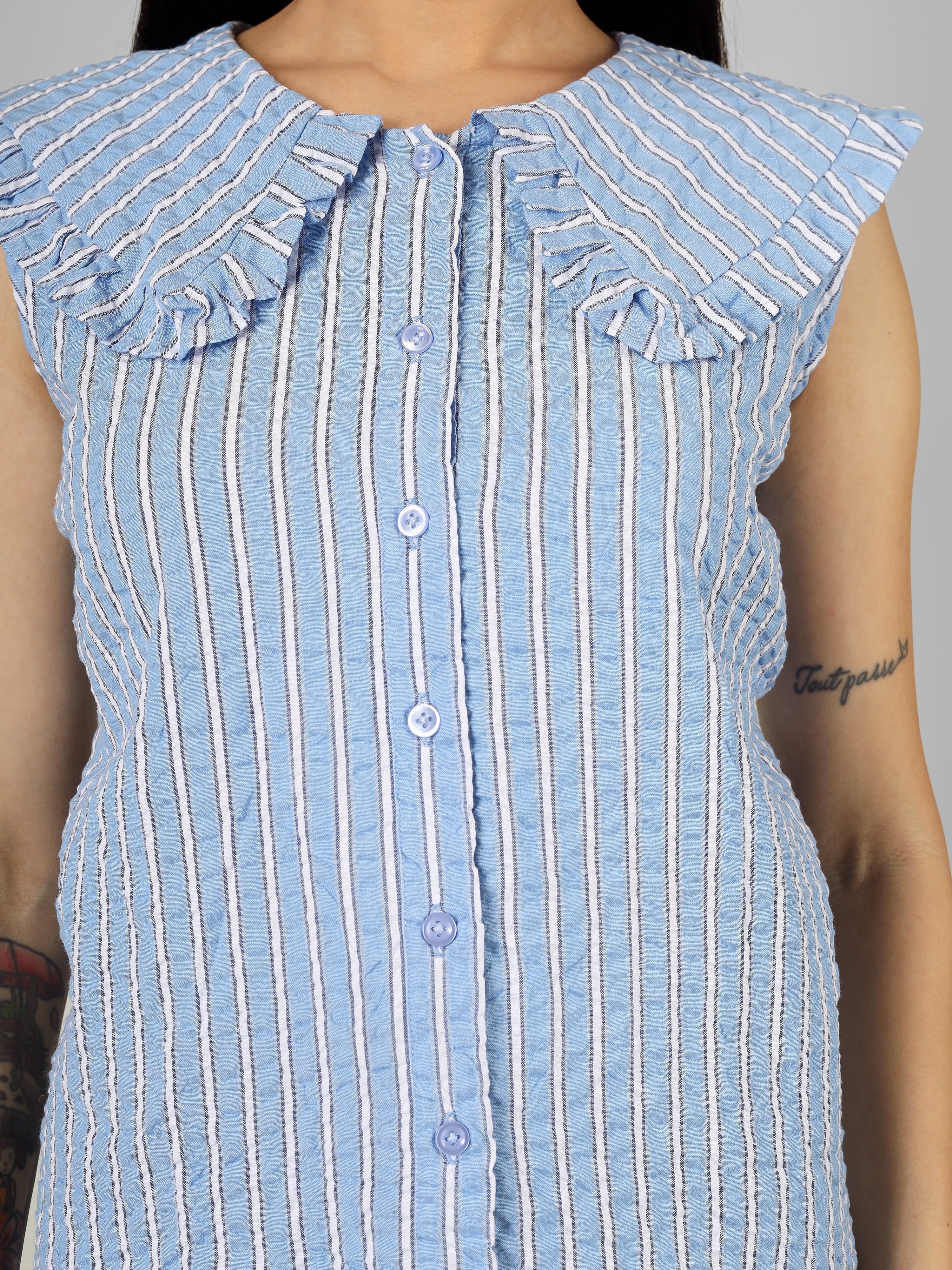 RIYO Peterpan Collar Top