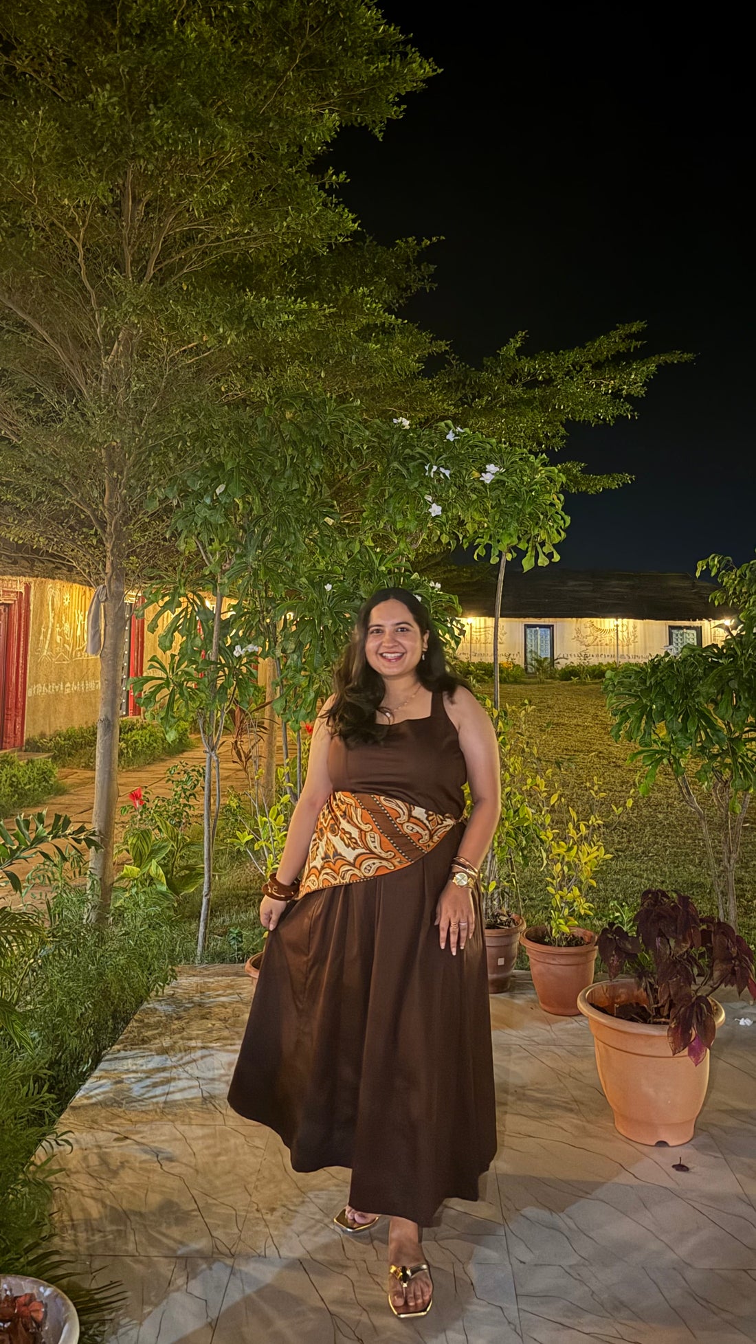 Saffron Scarf Dress