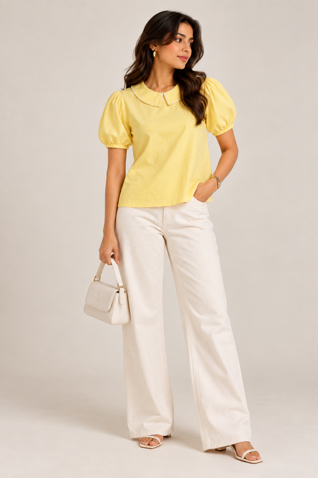 Lemon Pearl Top