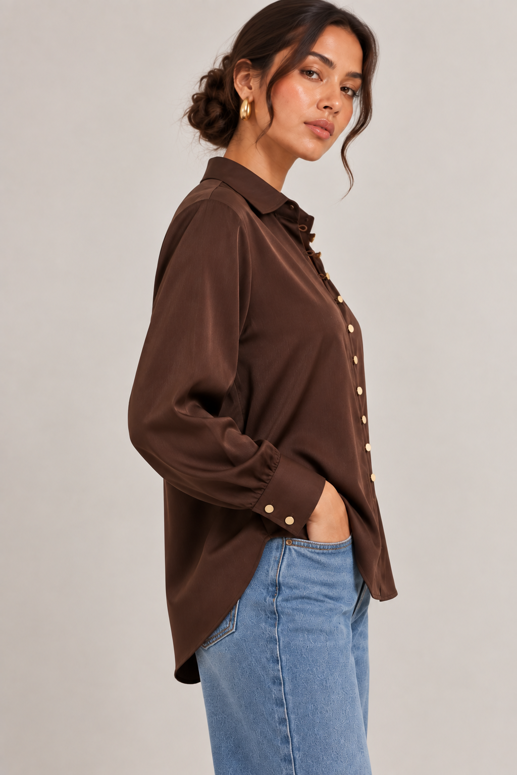 Golden Hour Shirt | Chocolate