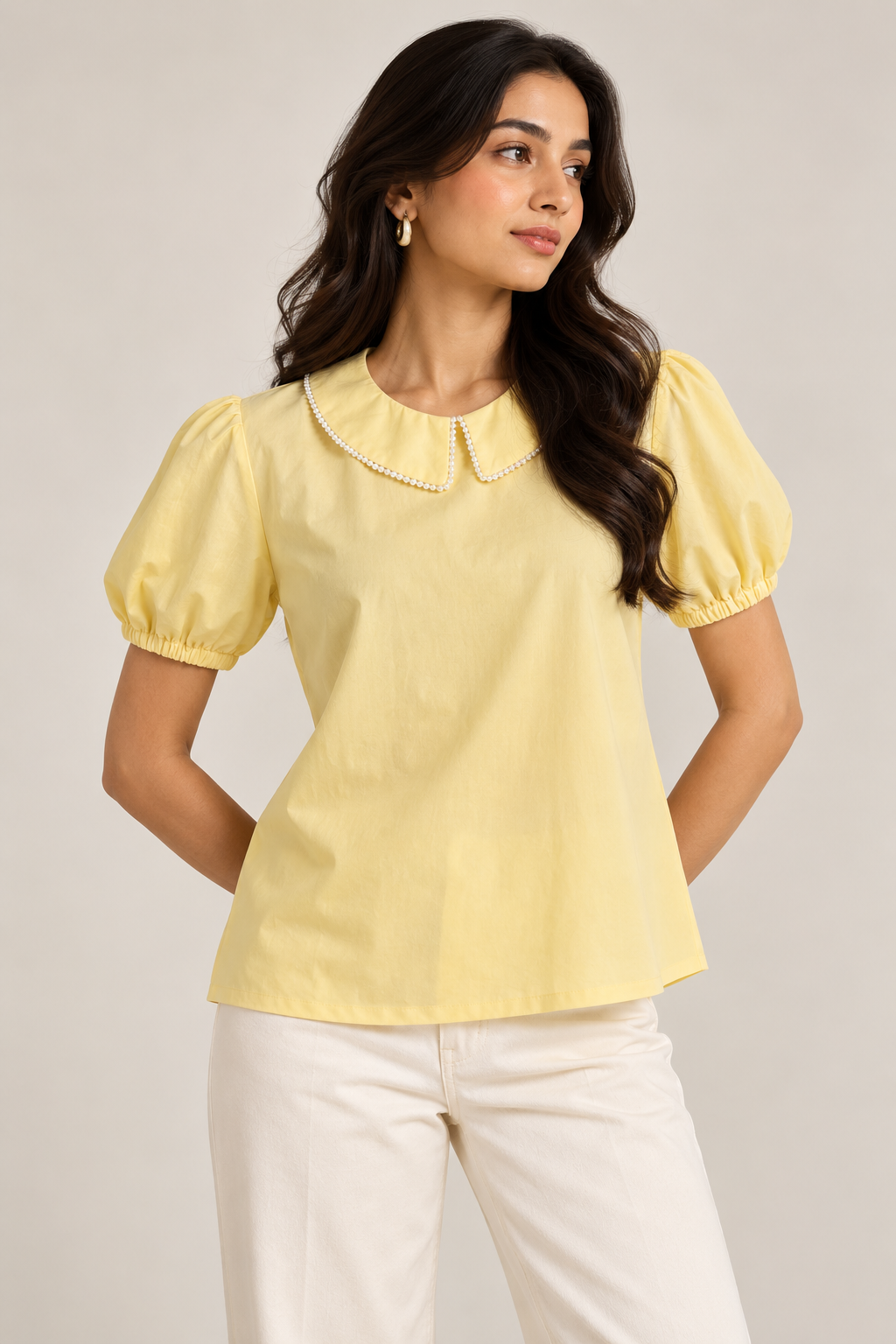 Lemon Pearl Top