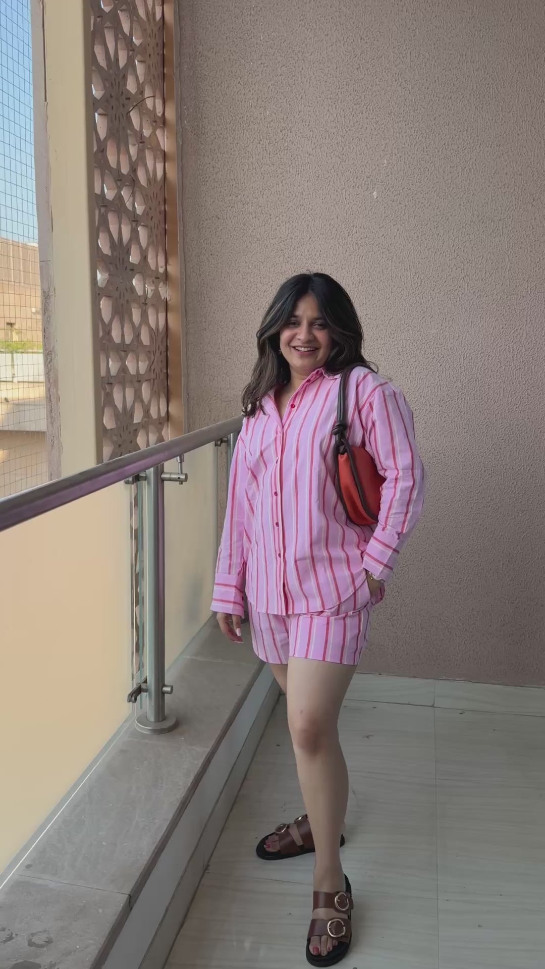 CALI Oversized Stripe Shirt