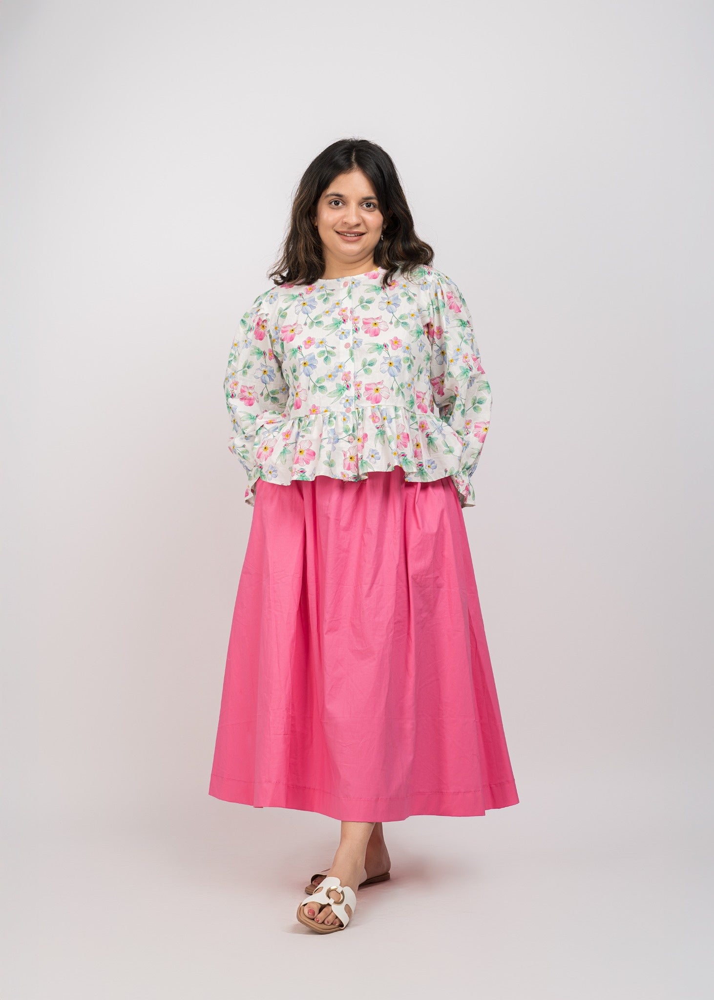 ABY Fit & Flare Plain Skirt