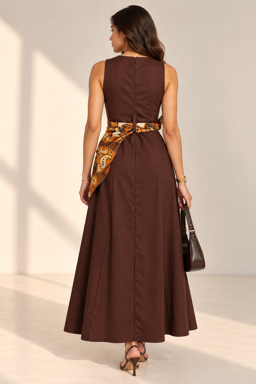 Saffron Scarf Dress